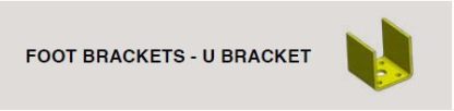 Foot Brackets - U Bracket