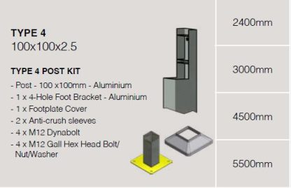 Type 4 Post Kit